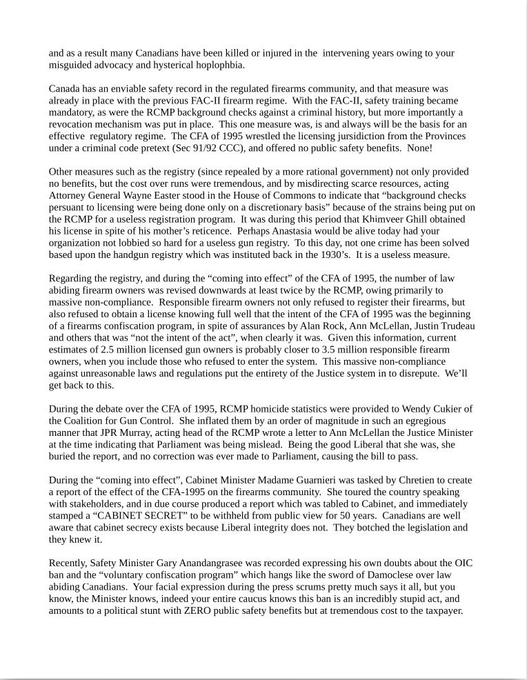 rsciuk's tweet image. An open letter to Nathalie Provost copied to all sitting MP&apos;s in Canada.