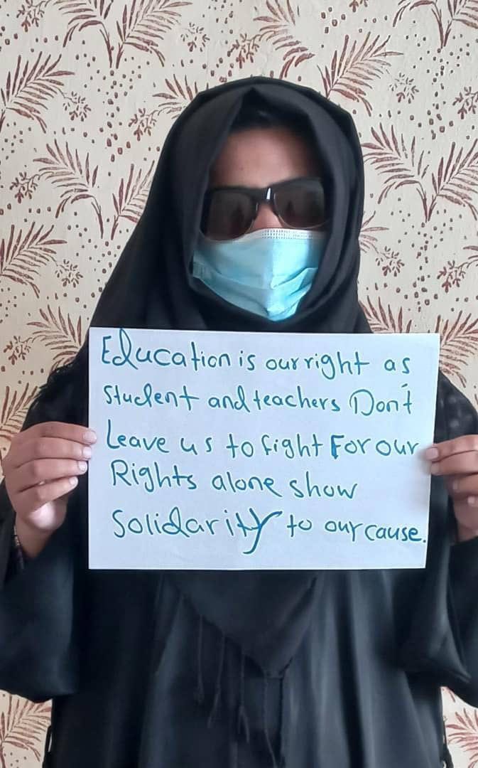 Dear UN and dear world leaders I have a question from you ?
Why are you all silent and watching the taliban restructions on Afghan women?
Why you all help taliban to complete their project and remove women from world?
As they started it from Afghanistan?
And if not stop just