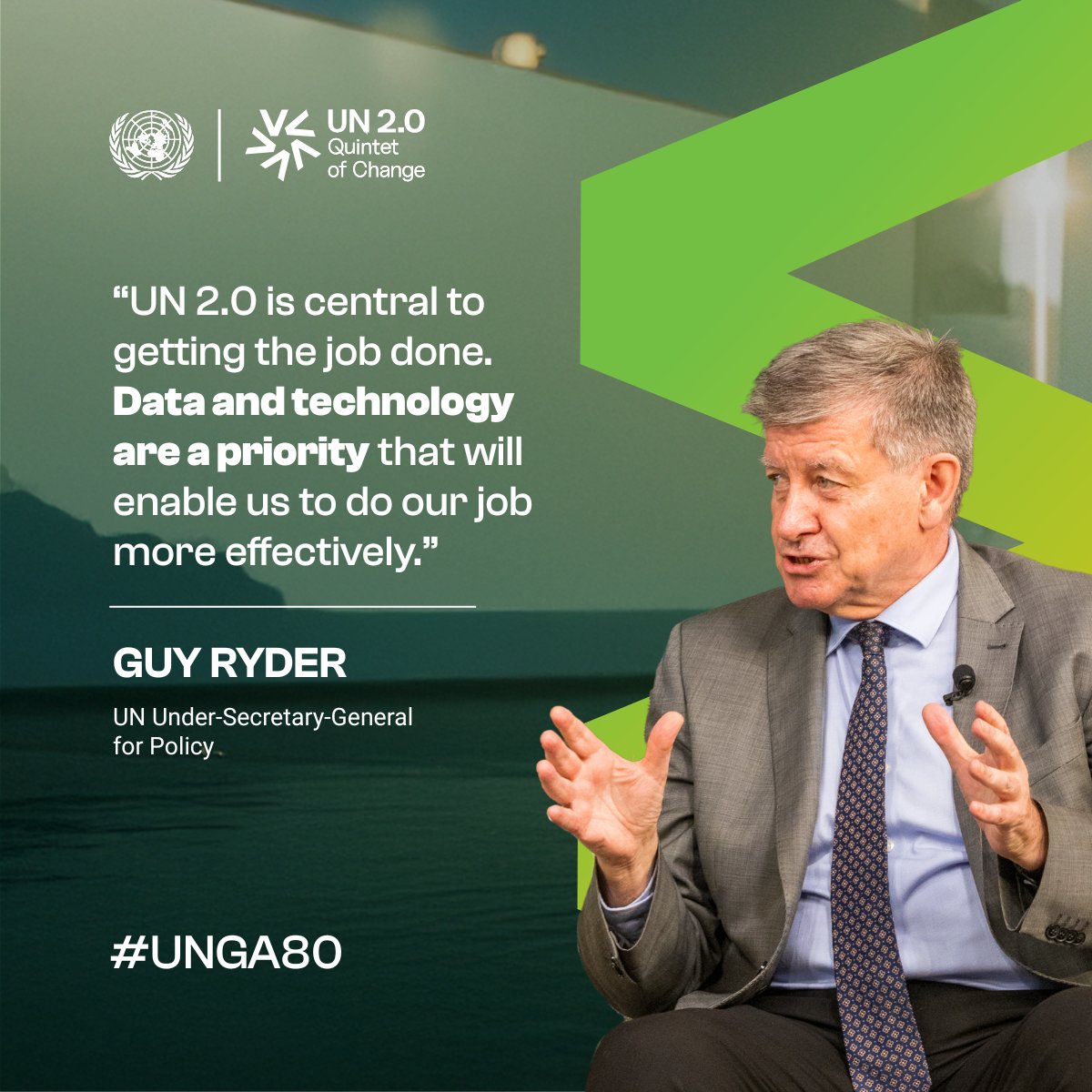 UNYouthAffairs's tweet photo. Earlier today, “The Future Is Ours to Build – a UN 2.0 Conversation” explored how the @UN is using digital tools, data &amp; innovation to shape a more inclusive, effective, and future-ready UN 🌱

🔗 View here: https://t.co/1XVdUlq6l3

#UN2point0 #YouthLead #UNGA80 https://t.co/Vjs6jgqzRJ