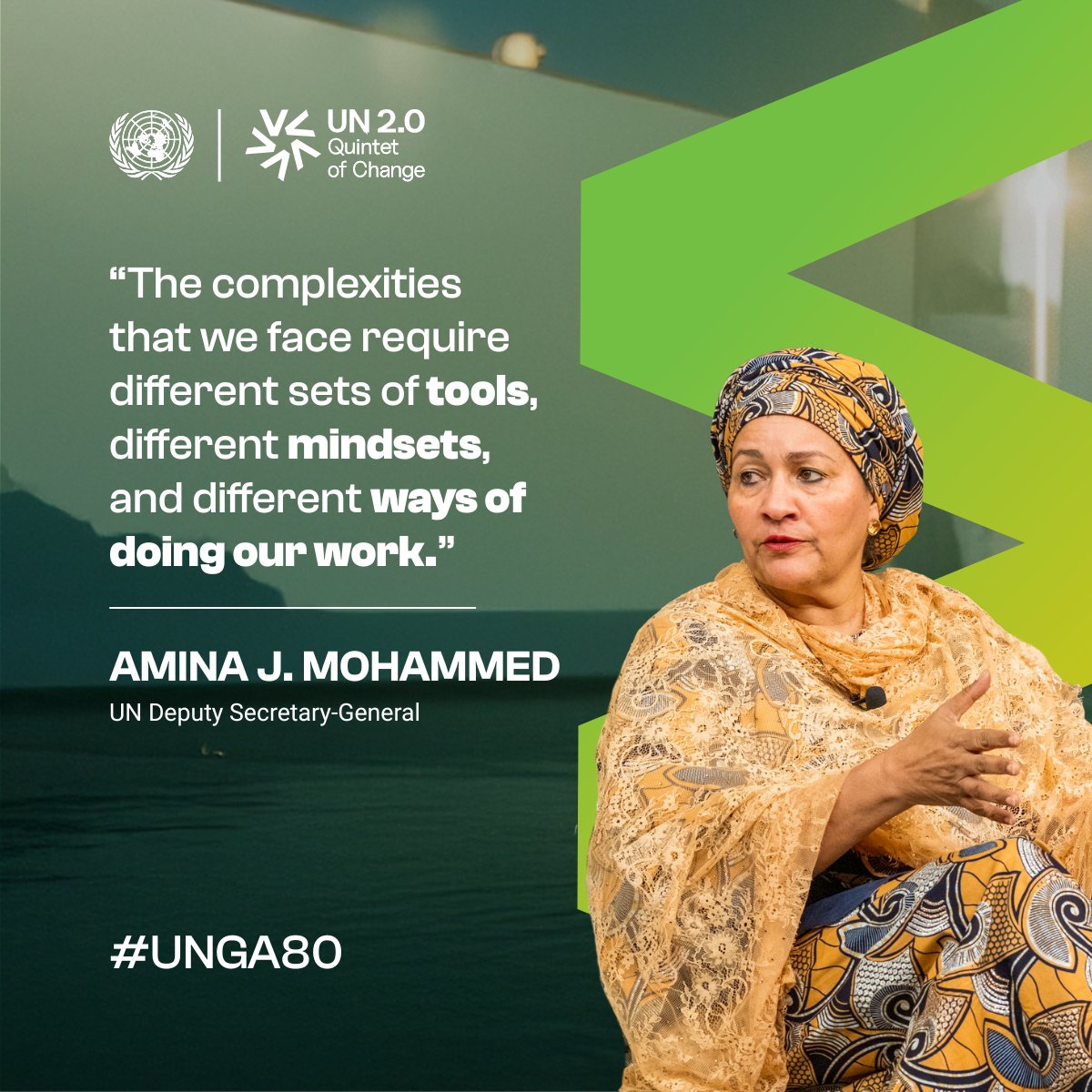 UNYouthAffairs's tweet photo. Earlier today, “The Future Is Ours to Build – a UN 2.0 Conversation” explored how the @UN is using digital tools, data &amp; innovation to shape a more inclusive, effective, and future-ready UN 🌱

🔗 View here: https://t.co/1XVdUlq6l3

#UN2point0 #YouthLead #UNGA80 https://t.co/Vjs6jgqzRJ