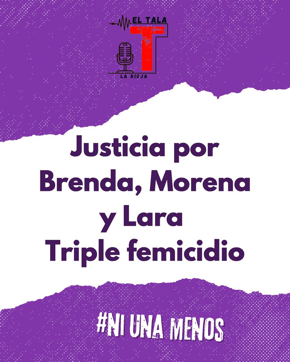 ⚫️  #NiUnaMenos 

Brenda, Lara y Morena fueron asesinadas. Un triple femicidio que estremece y duele, pero que también nos obliga a gritar con más fuerza: #ElEstadoEsResponsable 

No son casos aislados, son vidas arrancadas en un país donde la violencia machista sigue impune.

#