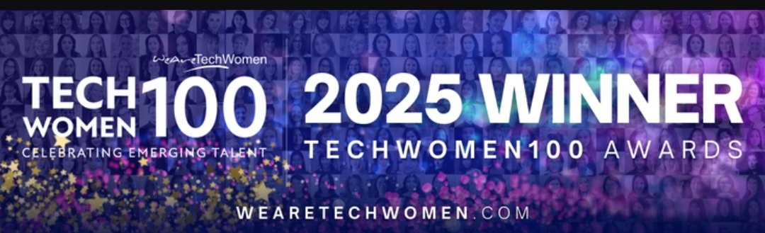 CraftyComputing's tweet image. I am delighted to be named a winner of @WeAreTechWomen&apos;s TechWomen100 Awards Thank you to everyone who voted for me and a huge congratulations to the other 99 amazing women #TechWomen100