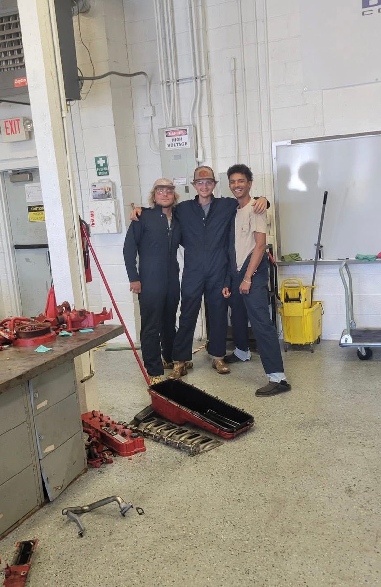 Diesel II students are going through air brake systems tests this afternoon!
