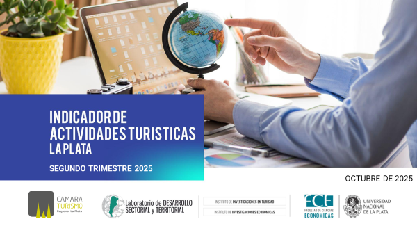 #nueva #data de <a href="/labDataFCE/">labDATA FCE UNLP</a> de <a href="/economicas_unlp/">Ciencias Económicas UNLP</a> INDICADOR DE ACTIVIDADES TURISTICAS LA PLATA II TRIMESTRE 2025 ,  junto a <a href="/IIEunlp/">IIE - Instituto de Investigaciones Económicas</a> y <a href="/iiturismo/">Instituto de Investigaciones en Turismo, FCE-UNLP</a>  econo.unlp.edu.ar/frontend/media…
