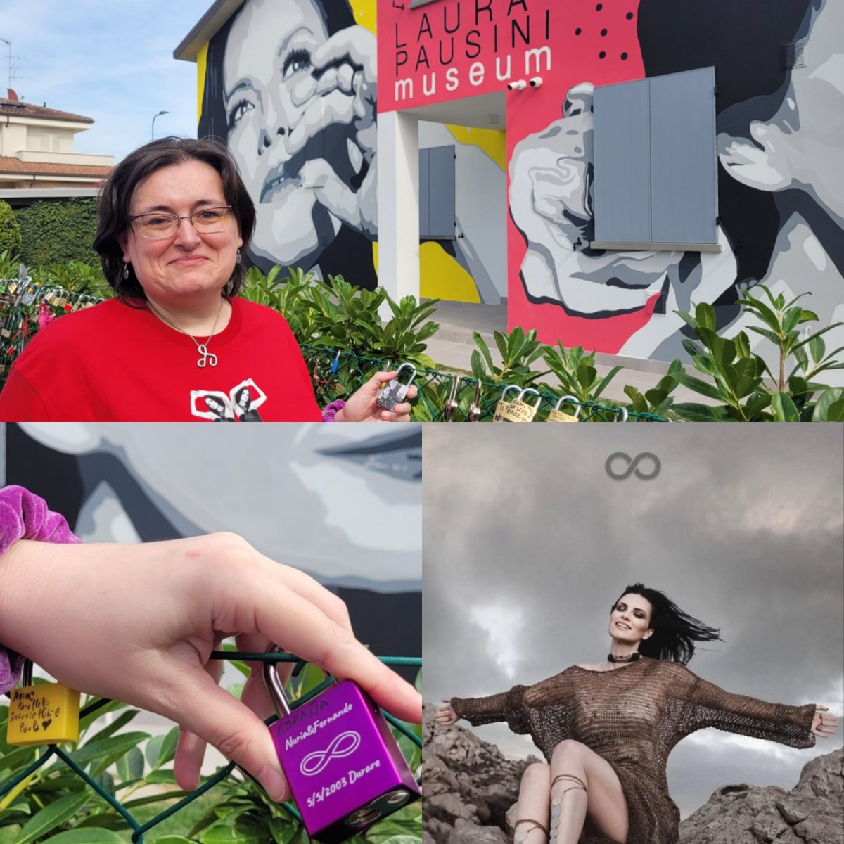 HOY es el cumpleaños de mi compañero de vida,mi protector 💞 Nos gusta jugar,como a <a href="/LauraPausini/">Laura Pausini</a> En Solarolo pusimos nuestro 🔒Nuria&amp;Fernando ♾️ 5/5/2003 DURARE 💞 Laura publicó esta foto.El ♾️ de Raf está en IO CANTO 2? "Se questo è amore, è amore infinito" casualidades 🥰