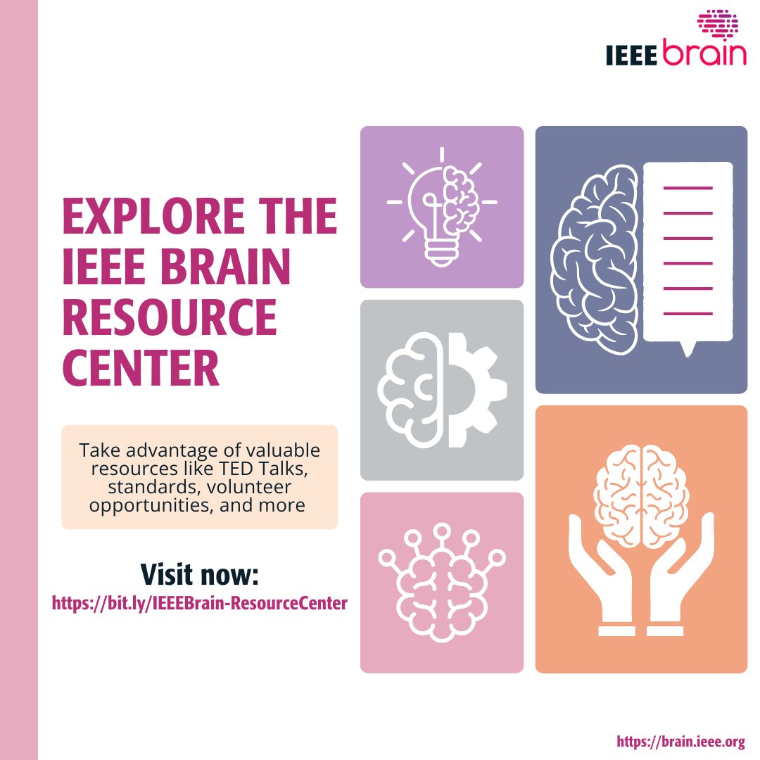IEEEBrain's tweet image. Looking for reliable info on #brain-related #standards? You’ll find it here. Curated #TEDTalks or a #career center focused on the field? We got it. From #DBS and #BCI to closed-loop #neurotechnologies, the @IEEEBrain Resource Center brings it all together: bit.ly/IEEEBrain-Reso…