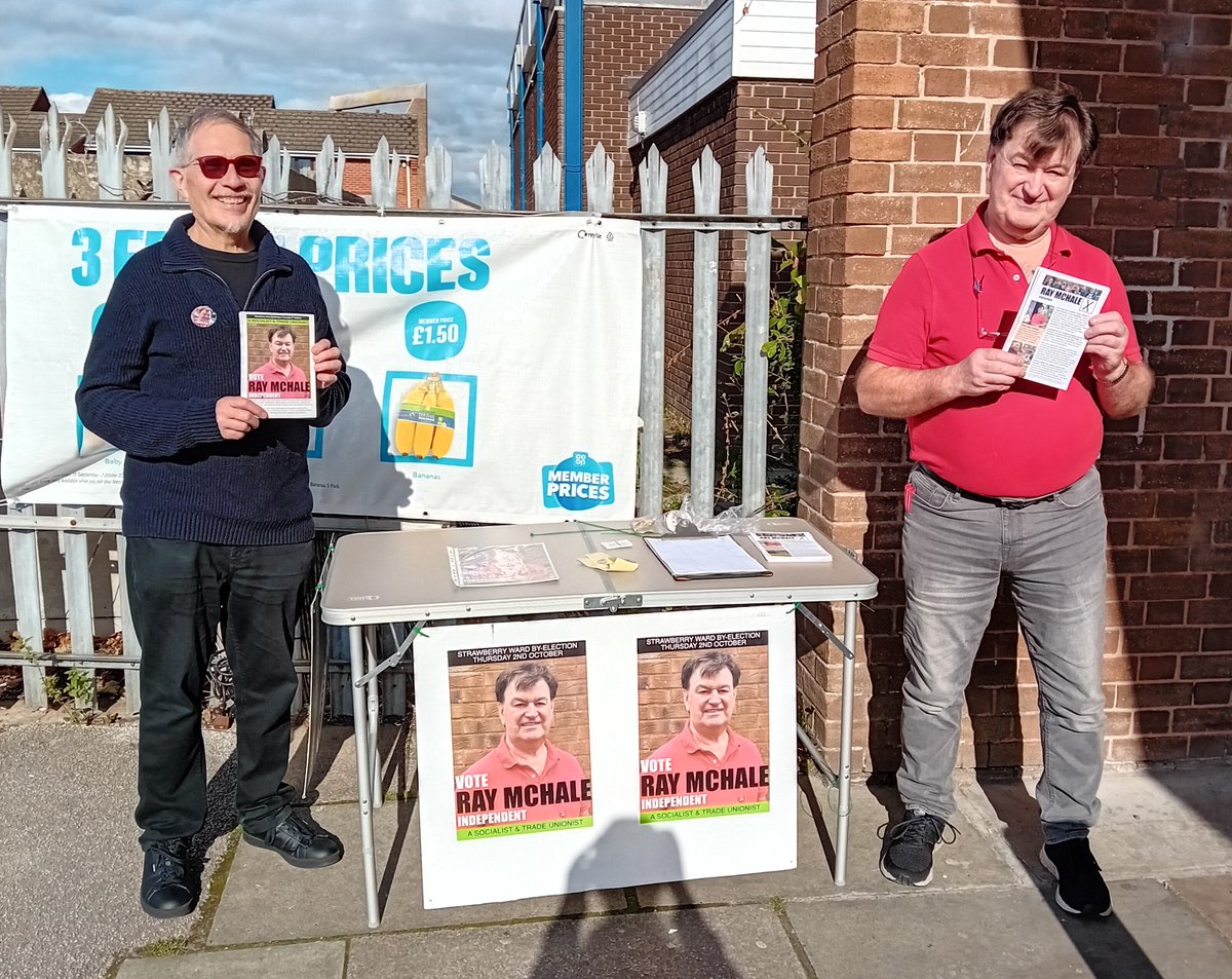 ray_mchale's tweet photo. Thank you to Nigel for helping me at another stall at Hope Farm Shops today. Great to hear people saying they will definitely be supporting us next week! 

#election #council #cheshire #ellesmereport #strawberryward #hopefarm  #CWAC #cheshirewestandchester #byelection https://t.co/CbwxBvXVgO