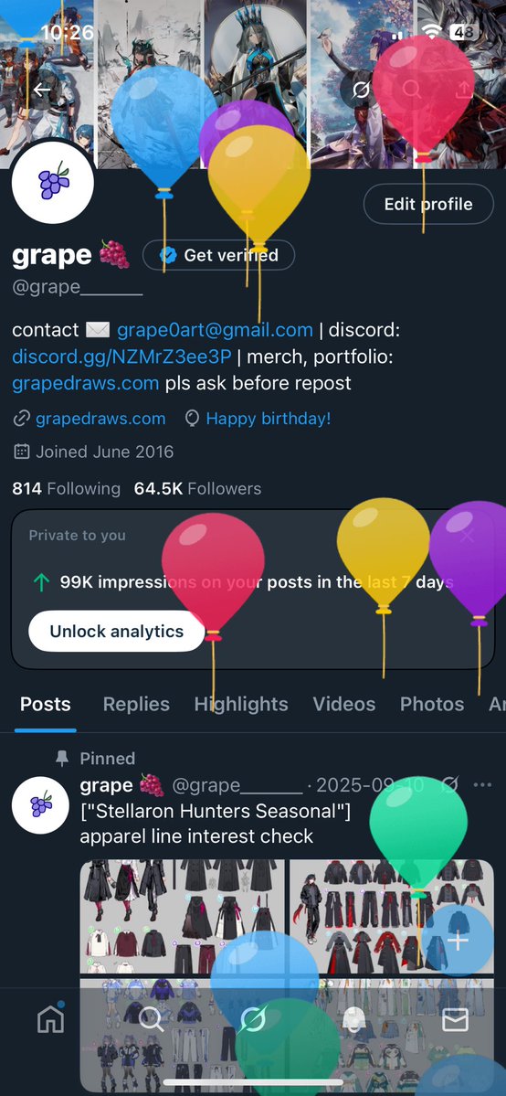 grape______'s tweet image. woah
