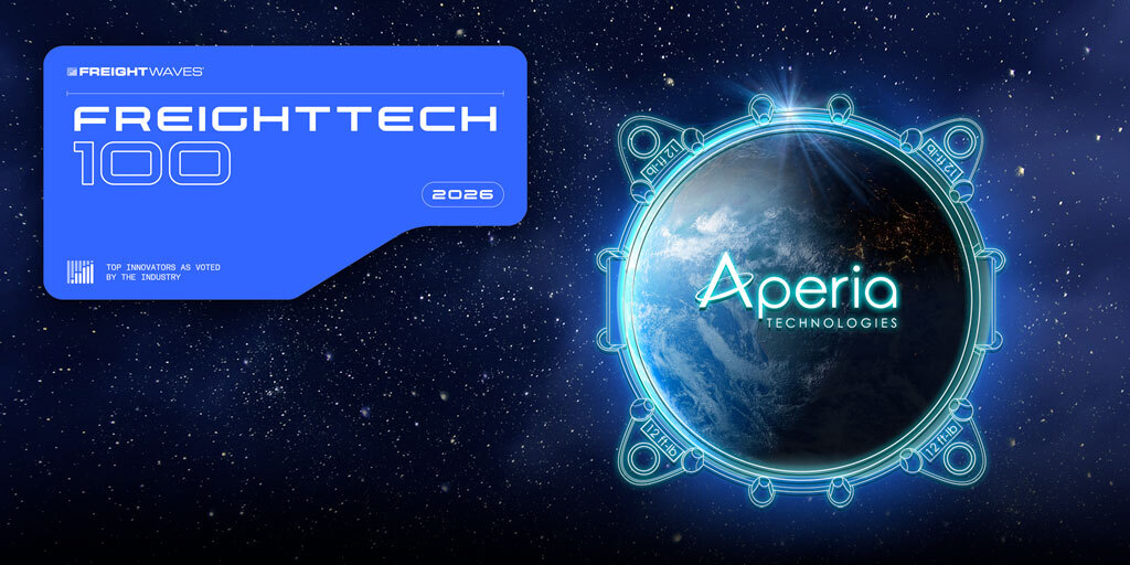 AperiaTech's tweet image. We’re proud to share that @AperiaTechnologies has been named to @FreightWaves 2026 FreightTech 100, recognizing the most innovative and impactful companies in freight and logistics.

Thank you to our customers and partners for being part of the journey!

 #AperiaTech #Trucking