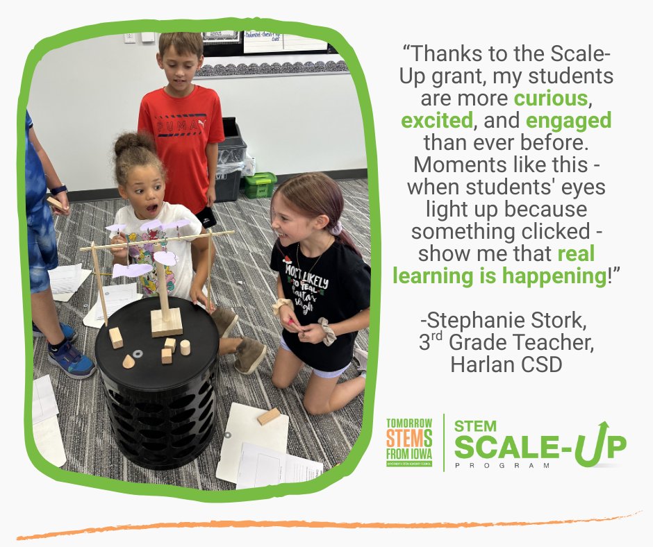 Stephanie Stork is reimagining science education! She’s ensuring that every student, regardless of their prior exposure to science and succeed both inside and outside the classroom through the Elementary OpenSciEd Curriculum, provided to Harlan through our 2025 Scale-Up Program
