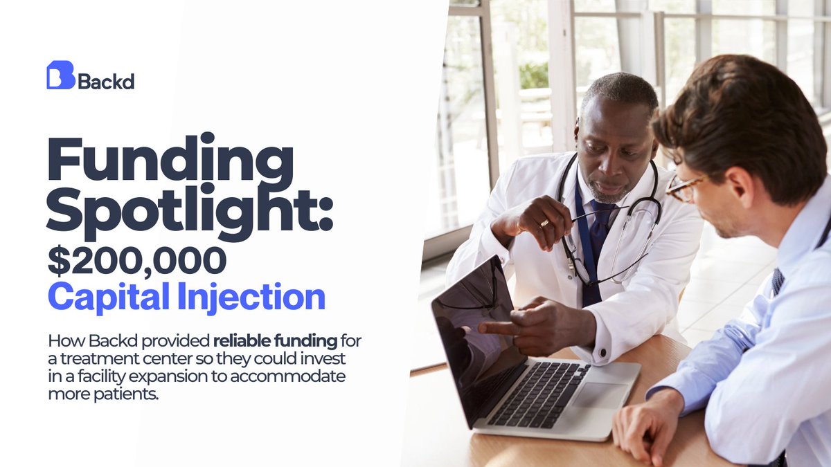 BackdBusFunding's tweet image. Scaling a mission-driven business requires strategic planning and reliable support. 

This treatment center faced a clear turning point as demand for services began to rise, and our $200,000 line of credit allowed them to invest in a seamless infrastructure expansion. 🙌