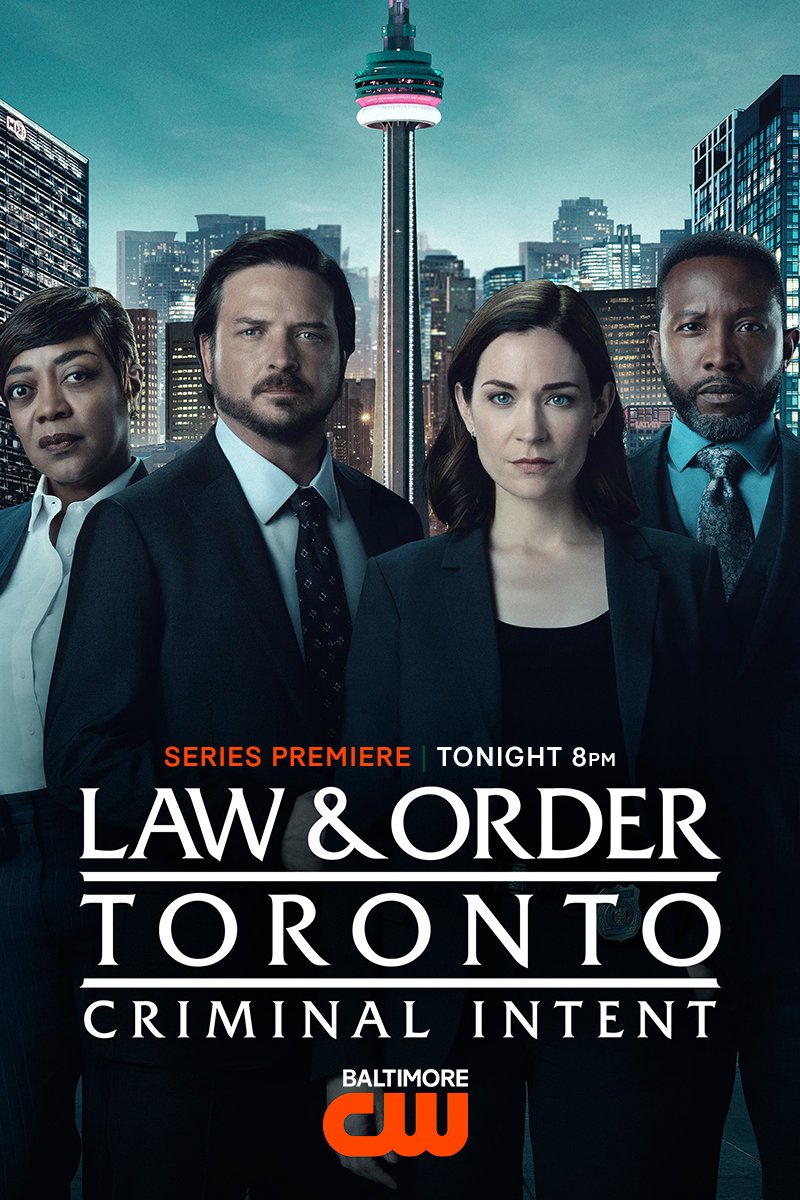 New city. Same dun-dun.

#LawAndOrder Toronto: Criminal Intent premieres TONIGHT at 8!