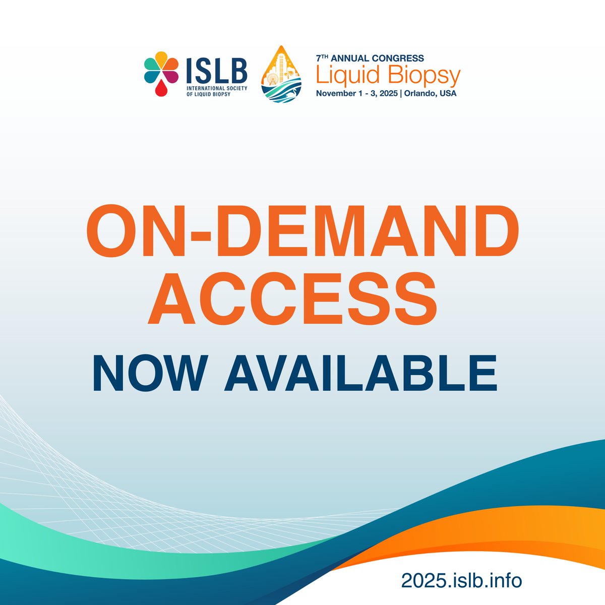 On-Demand Access for #ISLB25 is now open!

Includes all taped scientific sessions (available 10 days after Congress). ISLB membership required. No early/late pricing - just one flat fee.

Register: 2025.islb.info/registration/

<a href="/ChristianRolfo/">Christian Rolfo</a> <a href="/ElJanLe/">ELO</a> <a href="/DrYukselUrun/">Yüksel Ürün</a> <a href="/UmbertoMalapel1/">Umberto Malapelle</a>