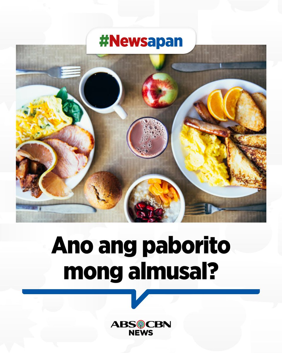 ABSCBNNews's tweet image. Breakfast ideas ba ang hanap mo? 👇  #BetterBreakfastDay #Newsapan