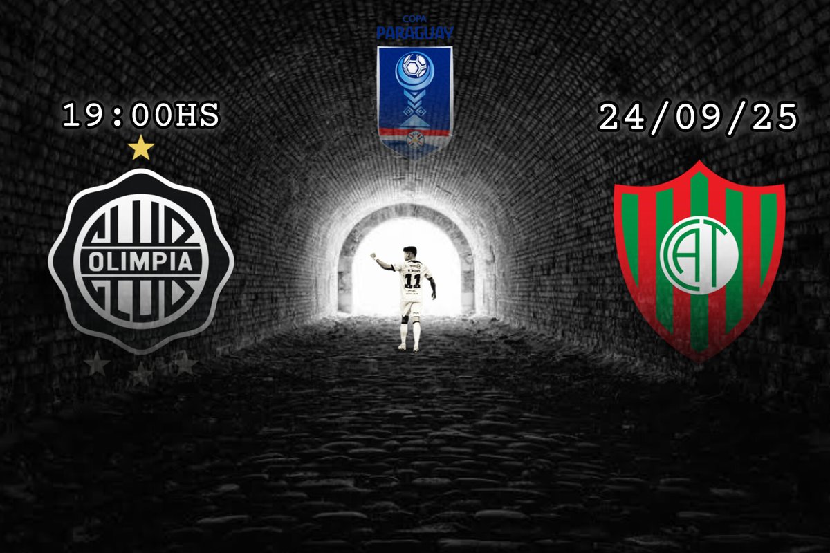 Octavos de Final Copa Paraguay 2025.
OLIMPIA VS TEMBETARY 
🏟️ESTADIO UENO LUIS SALINAS
⌛19:00HS
#SOYDEOLIMPIA
#HoyJuegaOlimpia
#CopaParaguay
<a href="/franjanegrapy/">Franja Negra</a>
<a href="/el10franjeado_/">El 10 Franjeado</a> <a href="/FacundoBenzema_/">Facundo Benzema</a> <a href="/Mufony_/">mufony goles</a> Metí alto edit.