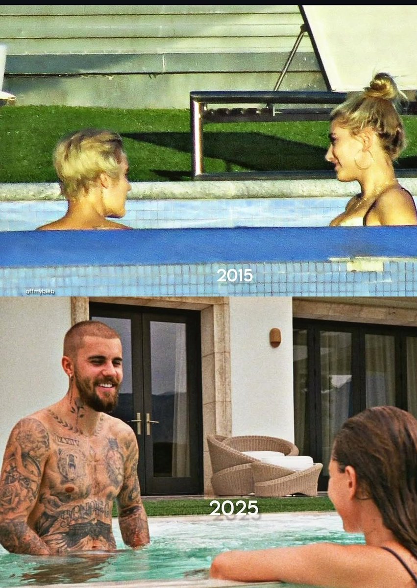 BieberNut90's tweet photo. 10 year difference 🥰
2015 they such babies now fast forward to 2025 they married and have Jack 🥹 my heart be still omg https://t.co/aTpzHRSaIb