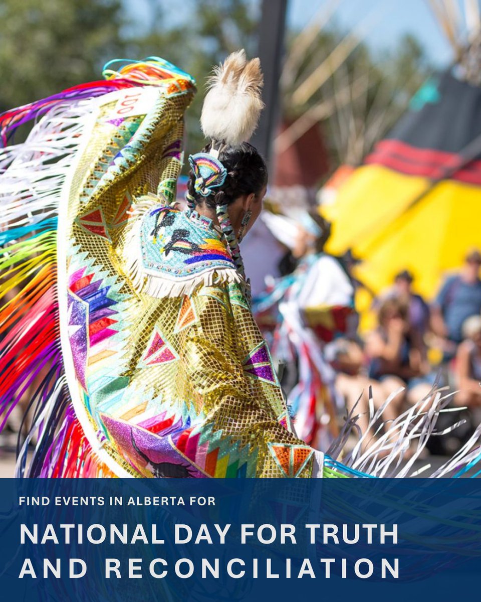 Tuesday, Sept 30, is the National Day for Truth and Reconciliation🧡

In-person and virtual events are taking place across Alberta, creating space to come together in the spirit of reconciliation.

🗓️Find events near you: buff.ly/WhDe0Ng