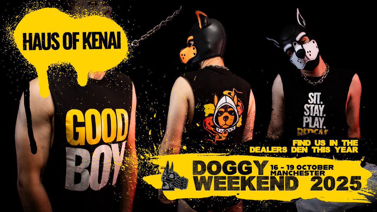 Haus of Kenai Merch site will be live for pre-order's on the 30th September.
Make sure you get your order in ready for #ManchesterDoggyWeekend