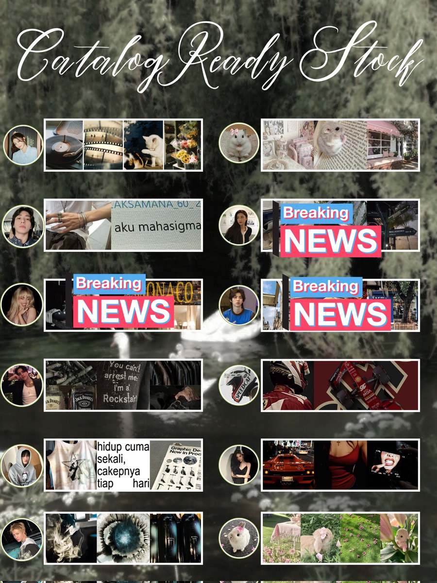 Retweet &amp; ❤️ are appreciated 🍓
Hi gaess aku datang membawa layout ready stock, 3k/ea. Pembayaran via all e-wallet &amp; Qris 🍍🍥 #zonauang #zonaba #zonaBU #zonajajan
T) Nct dream, enhypen, bts, nct 127, blackPink, ive, aespa western, faceless, nsfw, Jamet, dpr ian, f1, SEXY, h2h