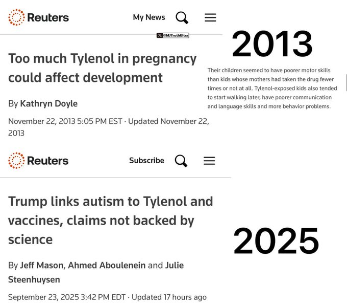 JohnLeFevre's tweet image. This Tylenol story is the perfect case study:

- Liberals will oppose anything Trump supports, no matter what.
- You don't hate the mainstream media enough.