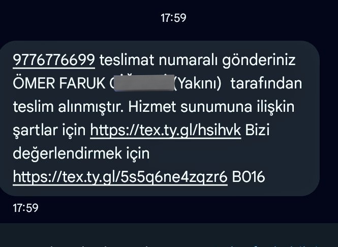 Allahtan kargolarım babam yokken gelsin dedim ...
kargo şirketi: tamam babana teslim ettik 🙃🙊