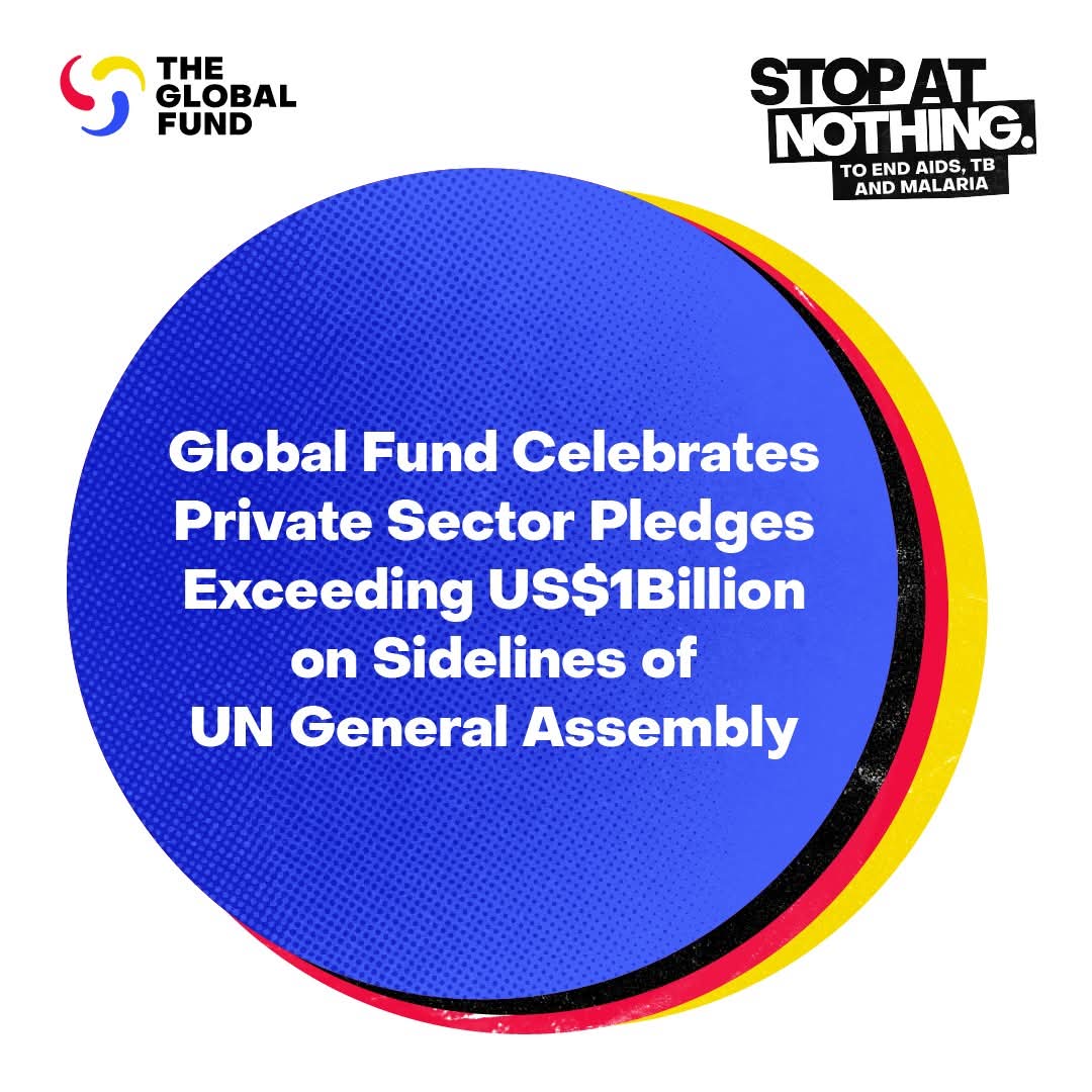 New milestone: On the margins of #UNGA80, private sector partners pledged more than US$1 billion over this last week, marking a major step forward to The Global Fund’s Eighth Replenishment.  

Learn more: theglobalfund.org/en/news/2025/2…