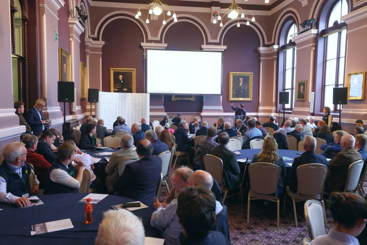 IFAmedia's tweet photo. Our Pre-Budget Lobbying event is underway in the RCPI in Dublin, as President Francie Gorman, Farm Business Chair Bill O’Keeffe and Rural Development Chair John Curran address the county delegates before they meet their respective TDs.
#Budget2026 #BackFarming https://t.co/g3kM1yZL5T