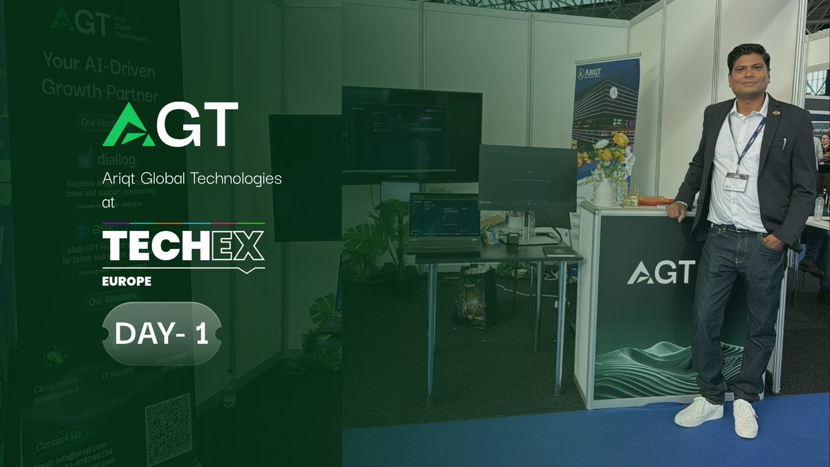 AriqtGlobalTech's tweet image. Day 1 at #TechExEurope was all about innovation, AI, and digital transformation 🚀 Inspiring talks, powerful connections &amp;amp; cutting-edge showcases made it unforgettable!

@rupeshwitter 

#AGT #InnovationInAction #AriqtJourney
