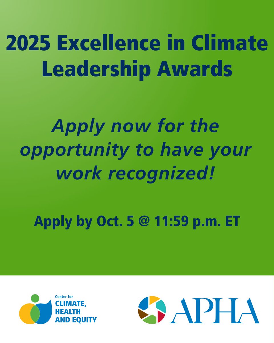 APHA Environmental Health tweet media