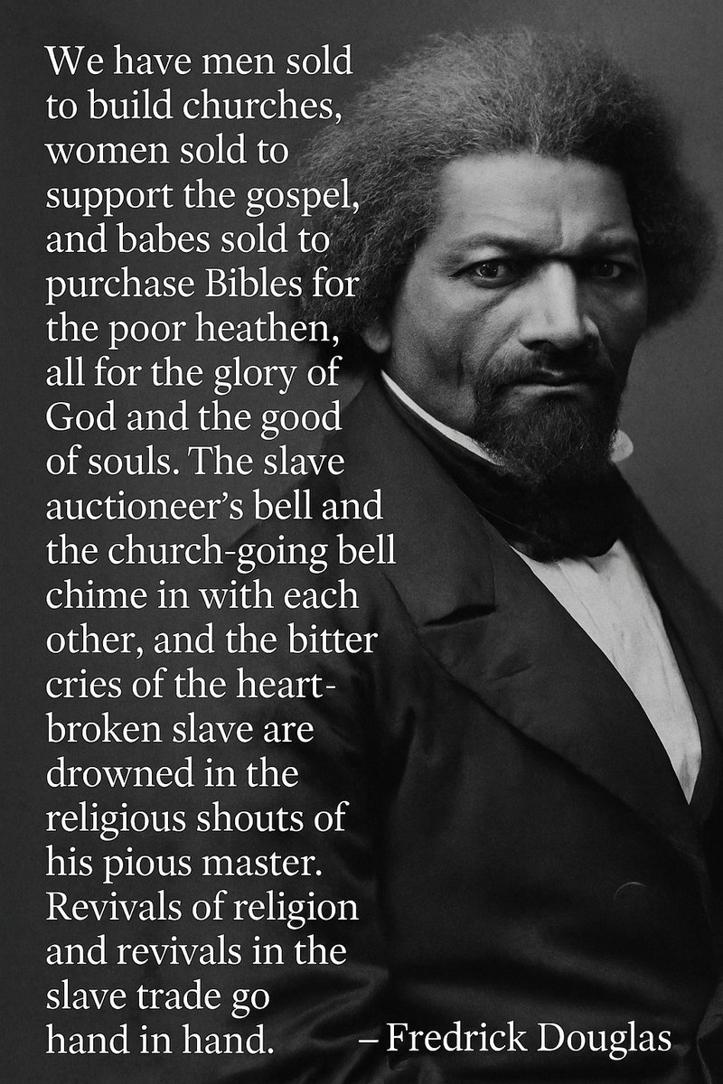 DerwinLGray's tweet photo. The great Fredrick Douglas had much to stay about the Christianity he experienced in his life. Mr. Douglas was a living portrait of what it means to follow Jesus. https://t.co/PWFPAPAD5j
