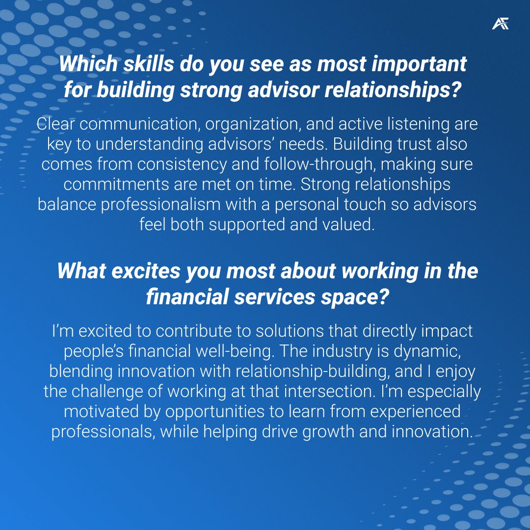 AdvisorFlow's tweet image. 👋 Meet Nico, our new Business Development Coordinator! He’s bringing his skills in communication and relationship-building to support advisors and drive growth 🚀
We’re thrilled to have him on board!
#AdvisorFlow #BusinessDevelopment #FinancialAdvisors #CanadianFintech