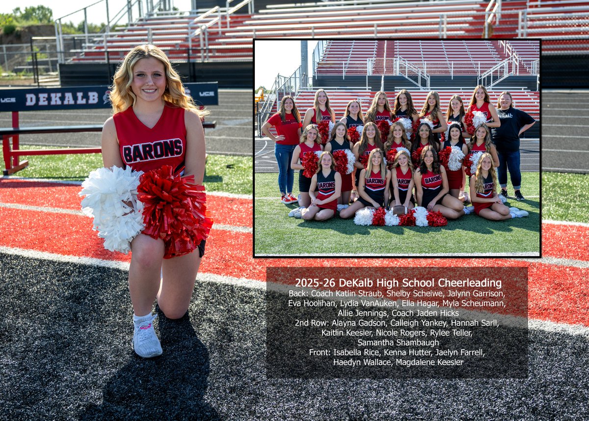 Team Portraits are ready for <a href="/BaronAthletics/">DeKalb High School Athletics</a> Fall Cheer! They are on my website and available for purchase.
photosbylaurap.smugmug.com/Team-Portrait-…
Use the Client Search Box to find your gallery!