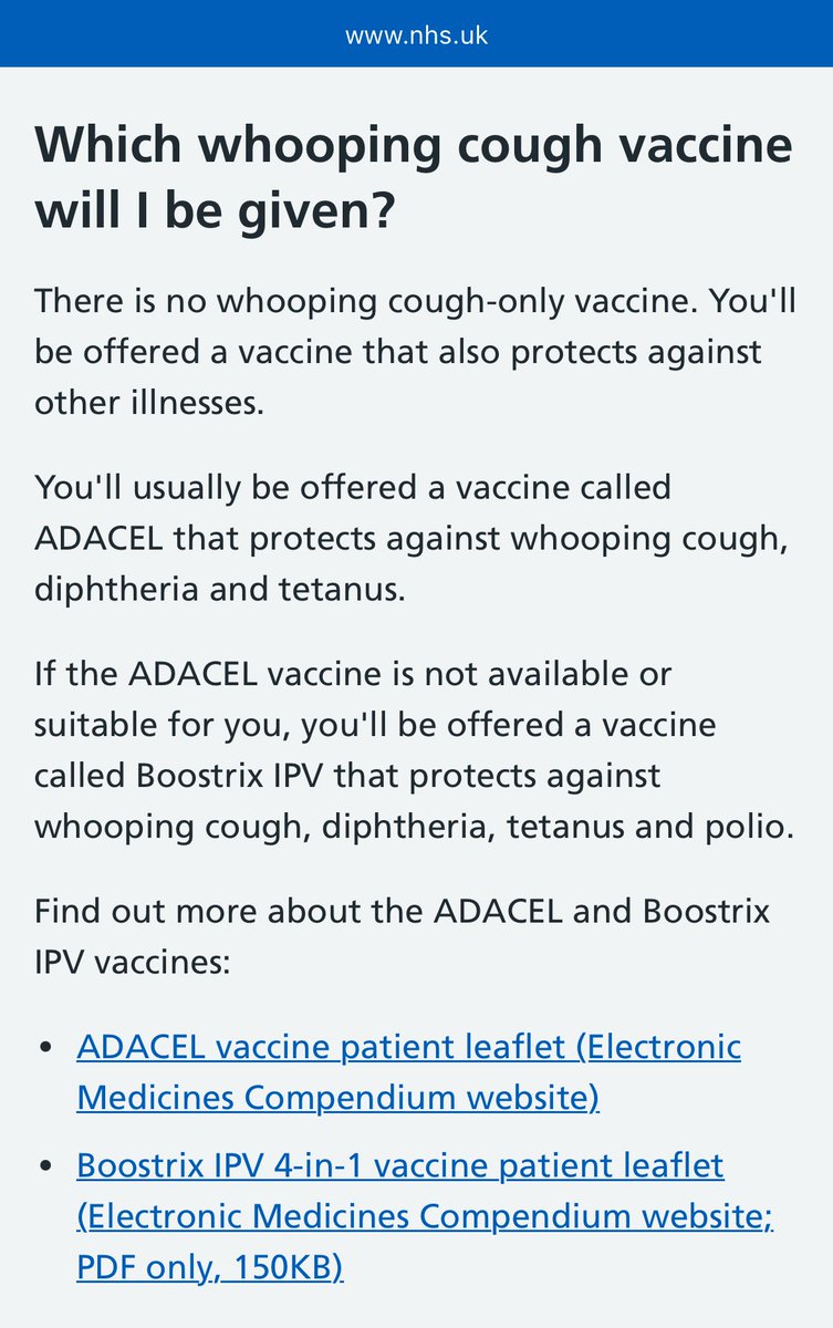 I was push at 20 weeks to get the whooping cough vaccine not one person for the NHS informed me it contains other vaccines . Even the flyers around the hospital it’s not documented. After the event when looking at my records and hours of research, it’s opened my eyes a lot.