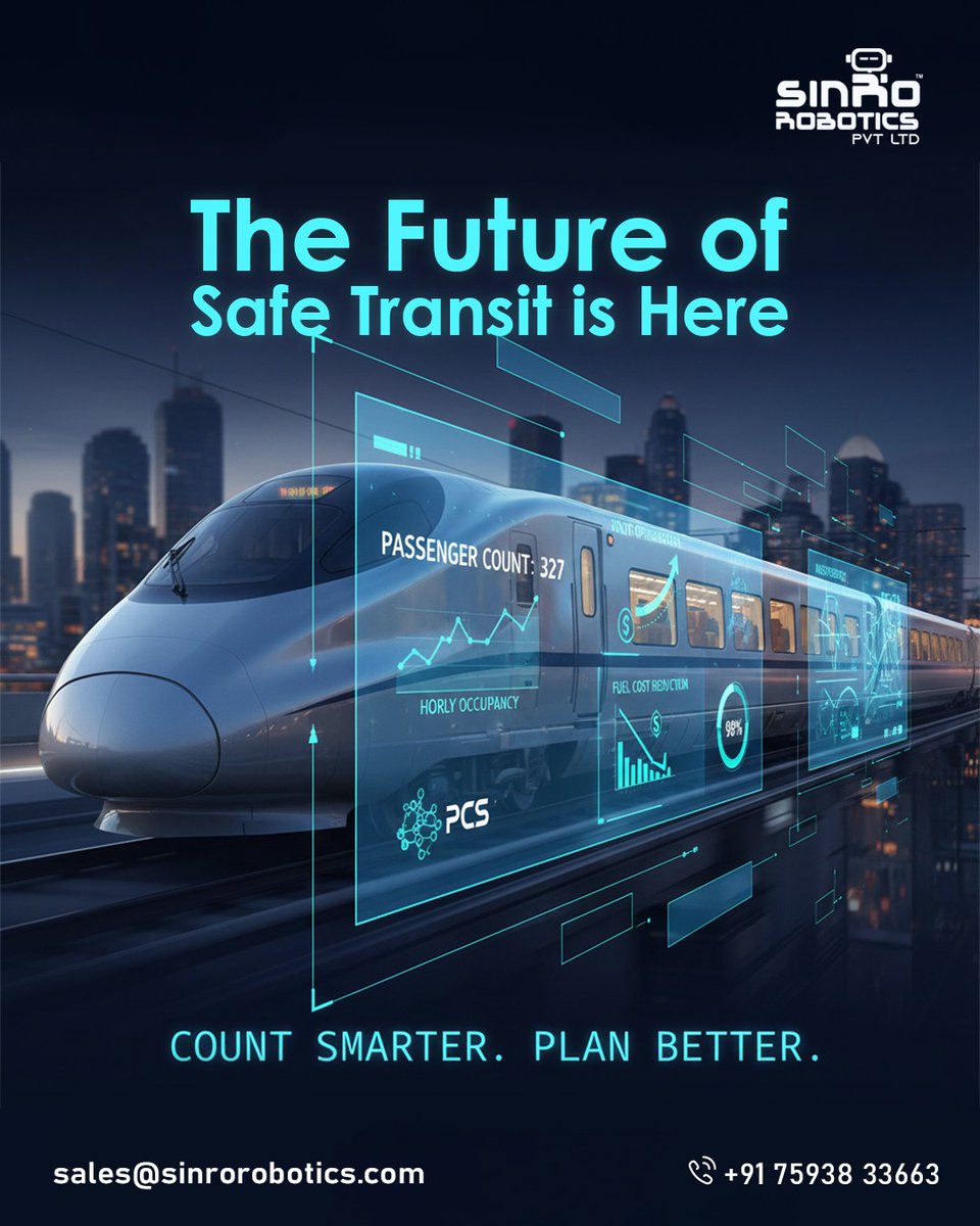 SinroRobotics's tweet image. Urban mobility is evolving fast 🚦🚍
Technologies like Intelligent Traffic Management Systems (ITMS) & Passenger Counting Systems (PCS) are transforming how cities manage traffic, reduce congestion & improve commuter experience. #SmartMobility #ITMS #PCS