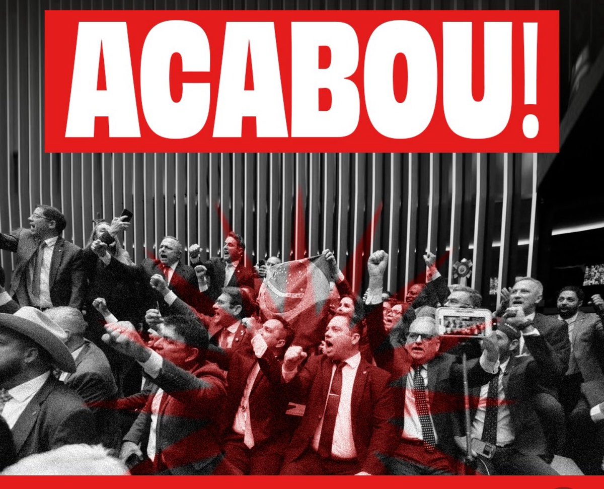 Respeitem o povo!! Após mobilização nas ruas e a nossa entrega de mais de 1,5 milhão de assinaturas, a CCJ do Senado acaba de derrubar a PEC da Blindagem. O Brasil quer o fim da escala 6x1 e isenção no IR, a valorização de ACS e ACE, não a impunidade para deputado ou senador.