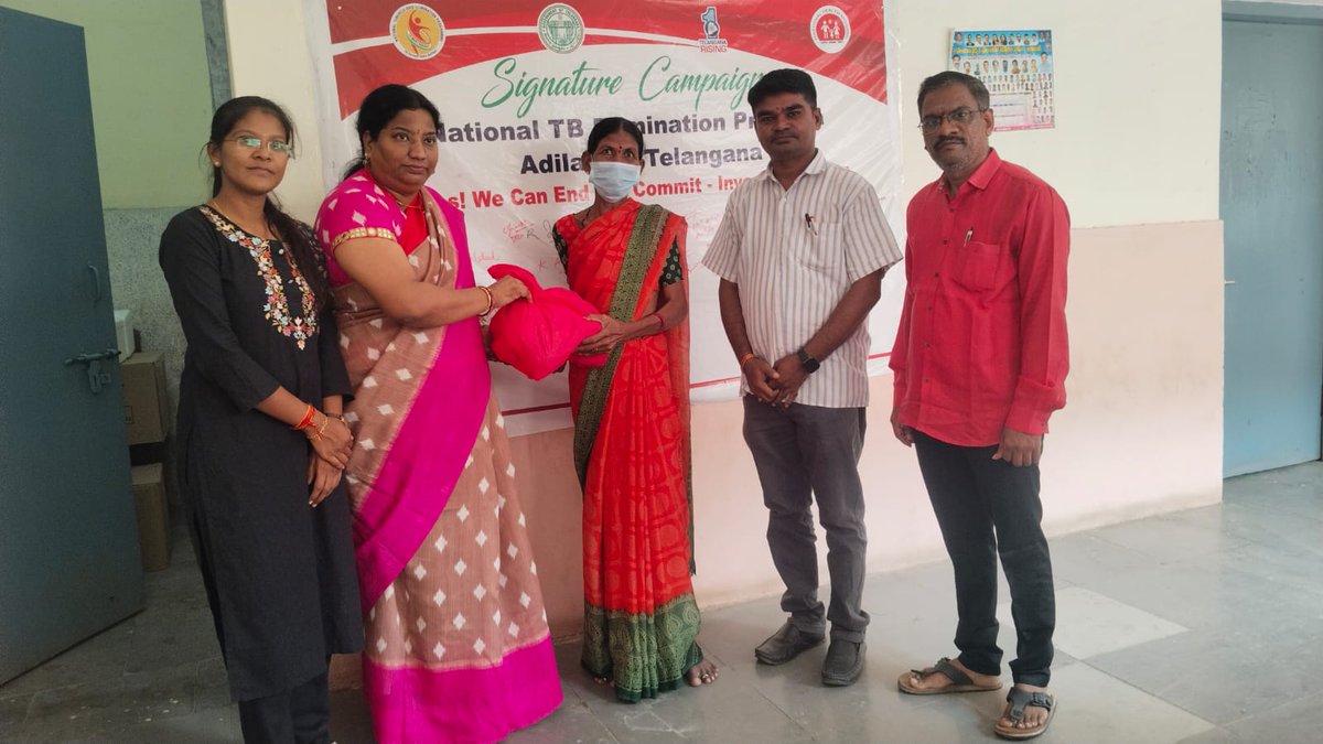 DTOAdilabad (@dtotsadb) on Twitter photo Address gaps and reviewing #SwasthNariSashaktParivar activities related to #TBMuktBharat and food basket distribution
<a href="/Collector_ADB/">Collector Adilabad</a> <a href="/dmhoadilabad/">District Medical & Health Officer, Adilabad</a> <a href="/StateTb/">State TB Cell, Telangana</a> <a href="/TbDivision/">Central TB Division | #TBMuktBharat</a> <a href="/TBHDJ/">TB Harega Desh Jeetega</a> <a href="/MoHFW_INDIA/">Ministry of Health</a> <a href="/CHFW_NHMTG/">CHFW & NHM Telangana</a> <a href="/MinistryWCD/">Ministry of WCD</a> <a href="/TribalAffairsIn/">Ministry of Tribal Affairs, Govt. of India</a> <a href="/nishantjeph/">Dr Nishant Kumar</a> <a href="/DrRaghuramRao/">Dr Raghuram Rao</a> <a href="/ddgtb2017/">DDG - TB | #TBMuktBharat</a> Address gaps and reviewing #SwasthNariSashaktParivar activities related to #TBMuktBharat and food basket distribution
<a href="/Collector_ADB/">Collector Adilabad</a> <a href="/dmhoadilabad/">District Medical & Health Officer, Adilabad</a> <a href="/StateTb/">State TB Cell, Telangana</a> <a href="/TbDivision/">Central TB Division | #TBMuktBharat</a> <a href="/TBHDJ/">TB Harega Desh Jeetega</a> <a href="/MoHFW_INDIA/">Ministry of Health</a> <a href="/CHFW_NHMTG/">CHFW & NHM Telangana</a> <a href="/MinistryWCD/">Ministry of WCD</a> <a href="/TribalAffairsIn/">Ministry of Tribal Affairs, Govt. of India</a> <a href="/nishantjeph/">Dr Nishant Kumar</a> <a href="/DrRaghuramRao/">Dr Raghuram Rao</a> <a href="/ddgtb2017/">DDG - TB | #TBMuktBharat</a>