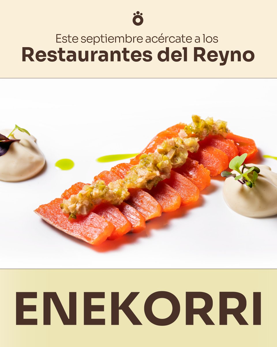 Menús de temporada, muy gastronómicos y elaborados en los #RestaurantesdelReyno
En el Restaurante <a href="/enekorri/">Enekorri Restaurant</a>  déjate seducir😋
📌 Calle Tudela 14, Pamplona
☎️948 230798
💪Con el patrocinio de <a href="/VisitPamplona/">Pamplona - Iruña Turismo</a>  y <a href="/VisitNavarra/">Visit Navarra</a>