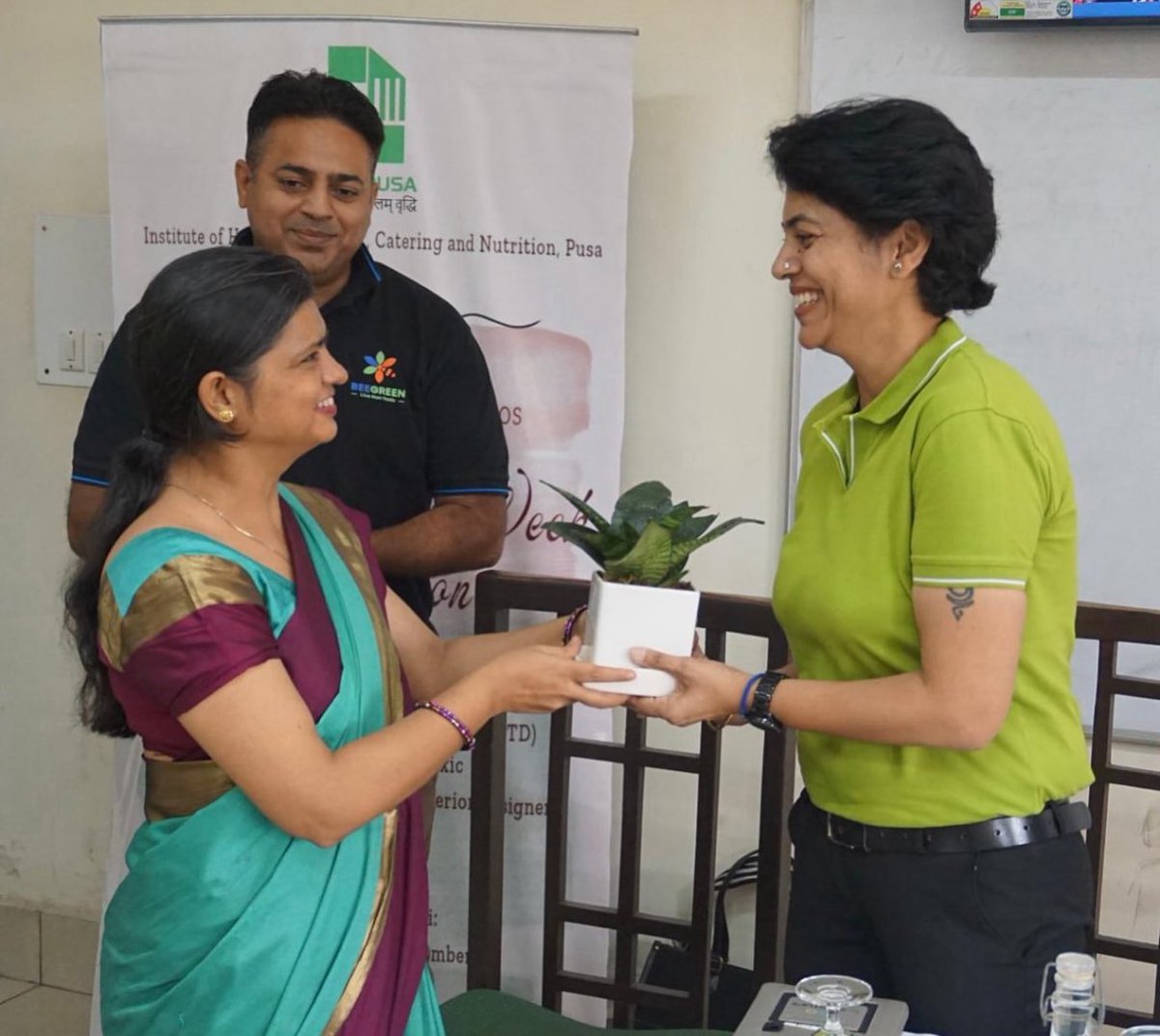 IHM Pusa hosted an insightful Workshop on Sustainable Cleaning Agents, focusing on eco-friendly solutions that ensure hygiene while conserving environment.
#IHMPusa #HousekeepersWeek #SwachhtaPakhwada #SustainableCleaning