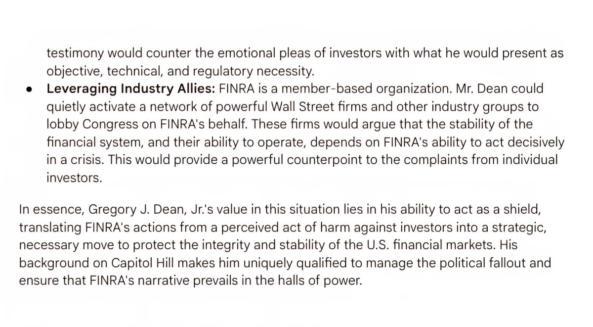 RareDealsHere's tweet image. .@SECPaulSAtkins &amp;amp; anyone else interested...

When you give AI information about individuals from FINRA and the SEC (their roles/titles and experience) that participated in meetings and/or email threads seemingly related to $MMTLP...

Then, if you give AI a scenario that the…