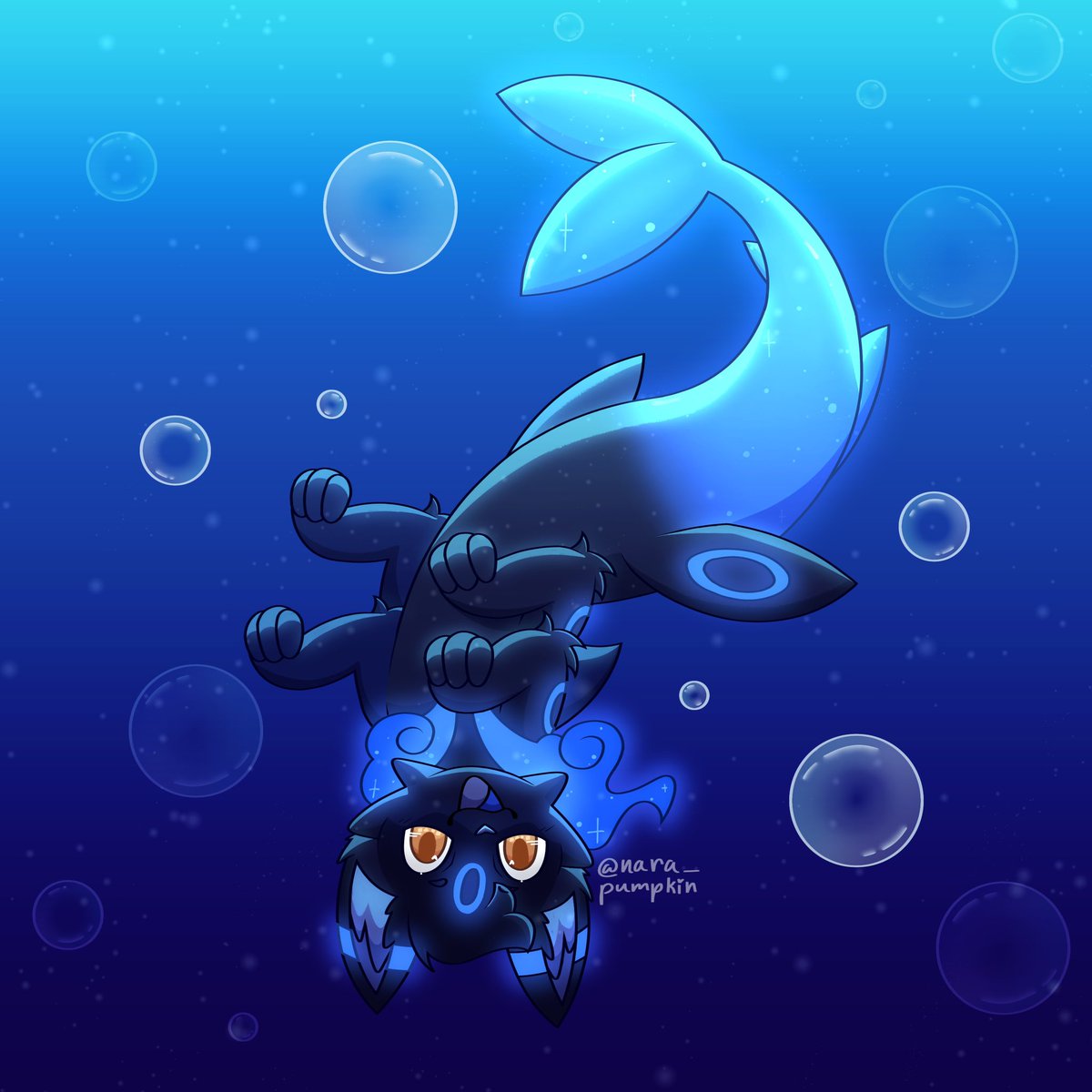 nara_pumpkin's tweet image. Artfight attack I did for @/i_git_it !
Feesh

My images finally loaded hehe