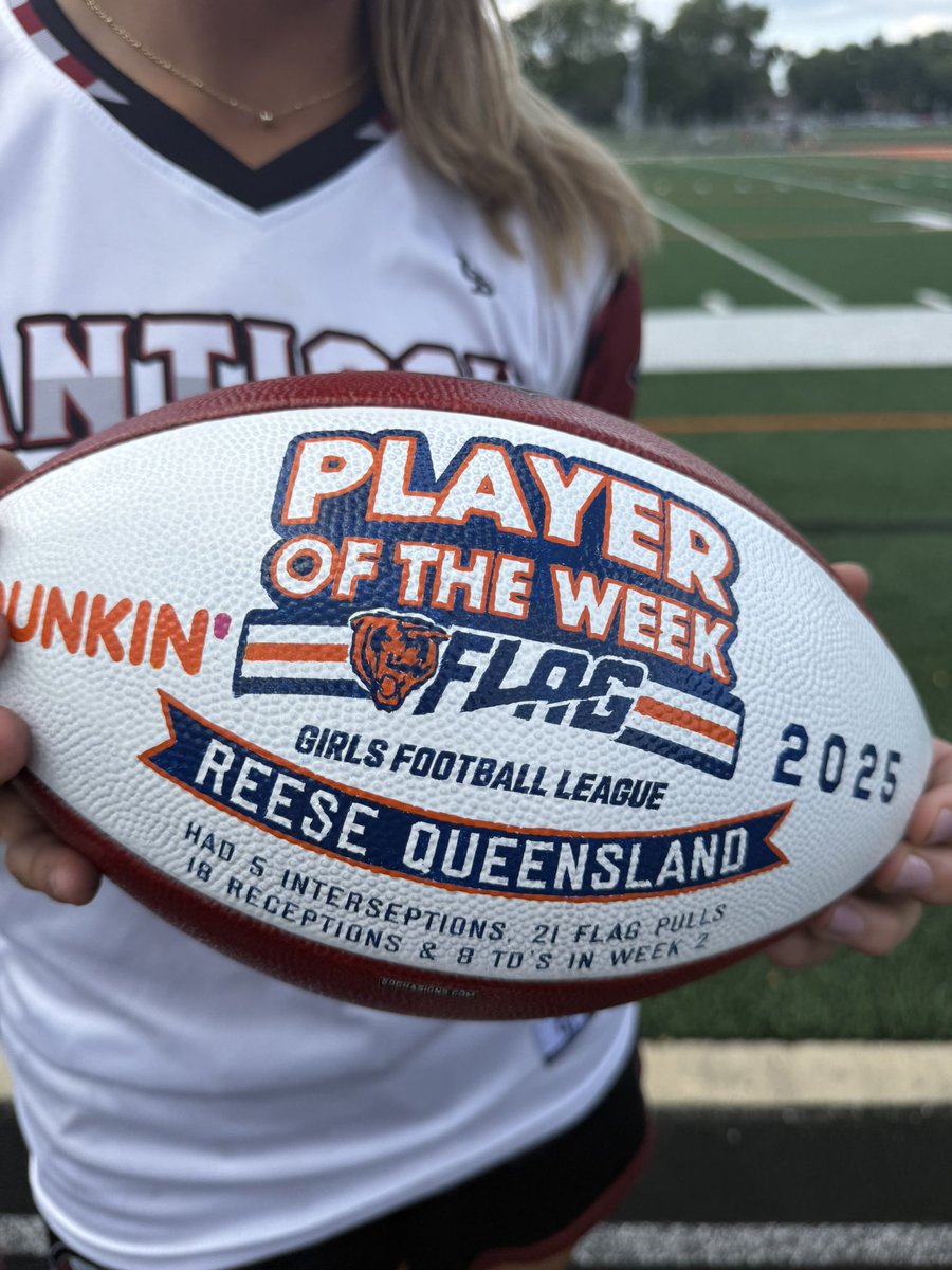 SequoitFlagFootball (@sequoitflag) on Twitter photo Big shoutout to Reese Queensland for being named Chicago Bears Flag Player of the Week for week 2 πππ»β¬οΈ <a href="/BearsOutreach/">Chicago Bears</a> <a href="/Silva321FUTP60/">Gustavo Silva</a> Big shoutout to Reese Queensland for being named Chicago Bears Flag Player of the Week for week 2 πππ»β¬οΈ <a href="/BearsOutreach/">Chicago Bears</a> <a href="/Silva321FUTP60/">Gustavo Silva</a>