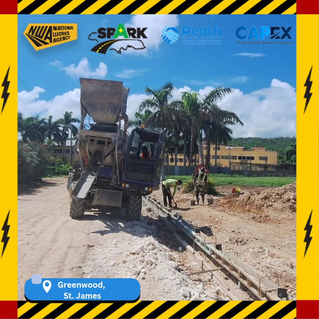 NWA_JA's tweet image. Feeling the SPARK? ⚡️⚡️

Projects are now active in the Western region 🚧⚒️

Here&apos;s a #SPARKUpdate in Greenwood, St. James

#weahwork 
#SPARKJamaica
#westernwednesdays 
#NWAUpdate 
#nwajamaica