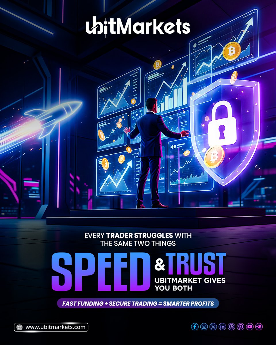 Ubitmarkets's tweet image. One word: FREEDOM. 🚀 Ubitmarket gives you the power to fund, trade, and withdraw on your terms

#Ubitmarkets #MetaTrader5 #TradingForAll #InvestSmart #TradingPlatform #Forex #Crypto #FinancialFreedom #TradeWithConfidence