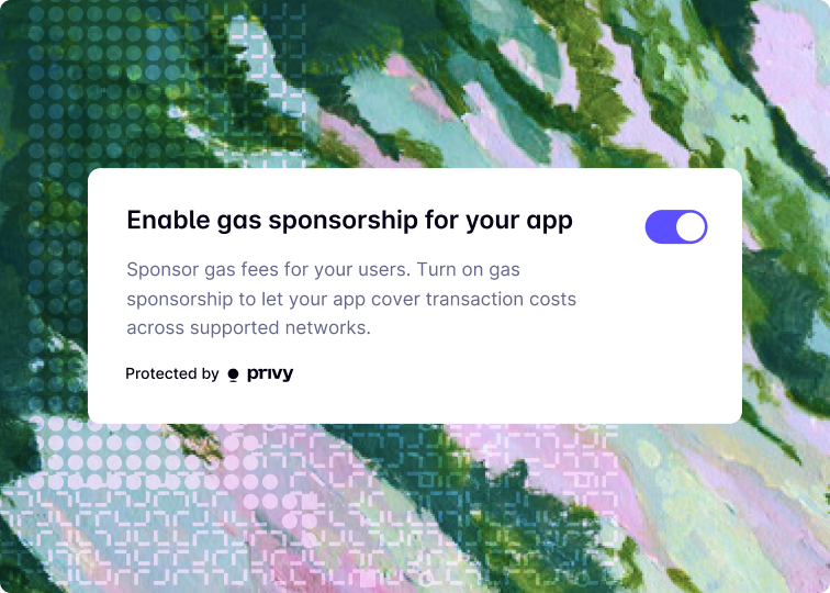 1/ Live today: Privy native gas sponsorship for everyone

Over the past few months, 50+ apps have sponsored 140K+ transactions with Privy. 

Proven in production with early partners, it’s now available to every Privy customer.