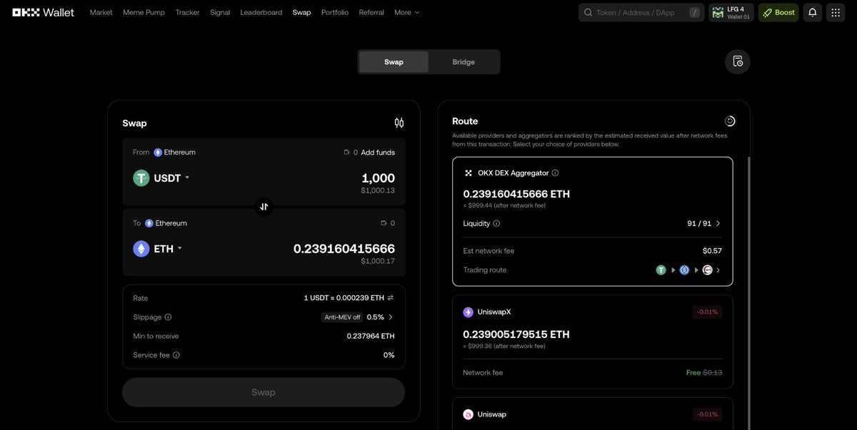 Half of on-chain intimidation is just bad UX. 

@OKX DEX fixes that: integrated swaps, transparent fees, smooth bridging. Total game changer for getting started.