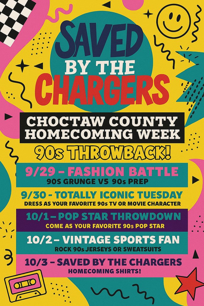 Don't forget about Homecoming Week on September 29th - October 3rd!