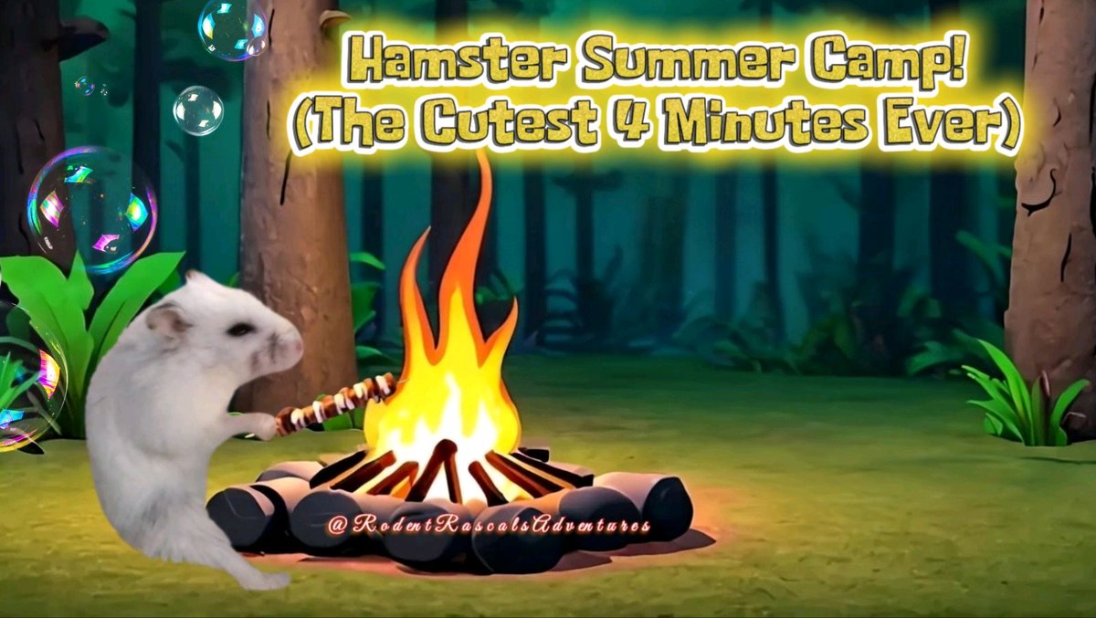RodentRascals's tweet image. ☀️🐹⛺️ If YOU missed our HAMSTERIFIC Summer ☀️ Camp 🏕 Adventures YOU should float 🫧 on over to our YouTube Channel NOW!!! Just saying.. Hope YOU are having a PAWSOME SunShiny Wednesday!!!!
❤️🐹🐽🐀💻⬇️
🔆▶️ RodentRascalsAdventures 

#hamsters #summerfun