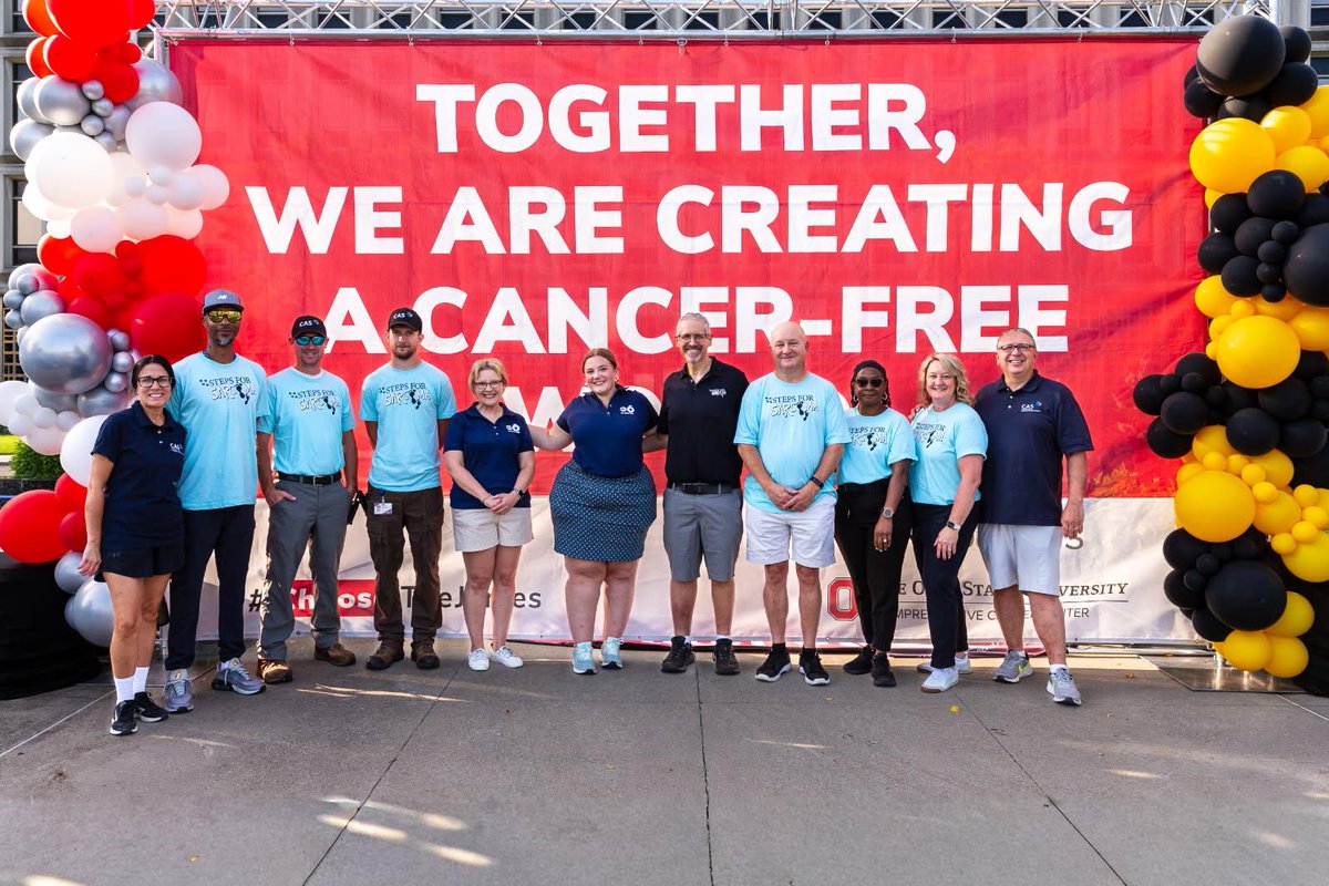 CASChemistry's tweet image. Thank you to every walker, volunteer, and supporter who advanced the fight for a cancer-free future by participating in #StepsForSarcoma on The Lawn at CAS. Your commitment fueled essential sarcoma research at the @OSUCCC_James.