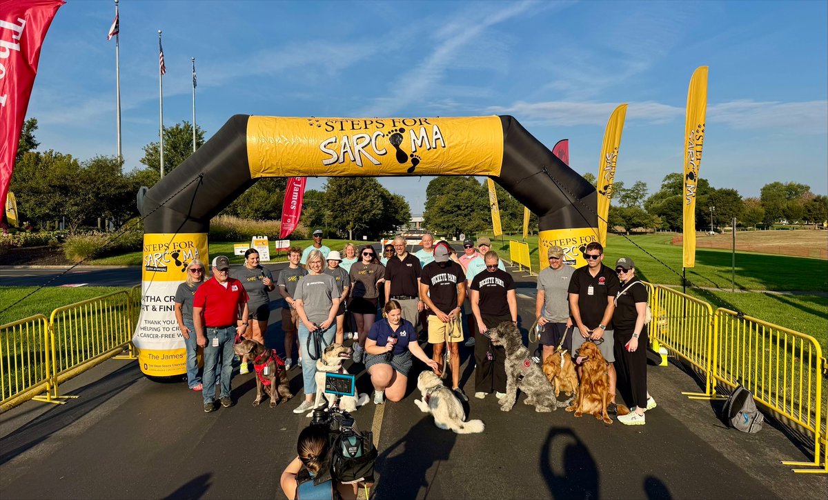 CASChemistry's tweet image. Thank you to every walker, volunteer, and supporter who advanced the fight for a cancer-free future by participating in #StepsForSarcoma on The Lawn at CAS. Your commitment fueled essential sarcoma research at the @OSUCCC_James.