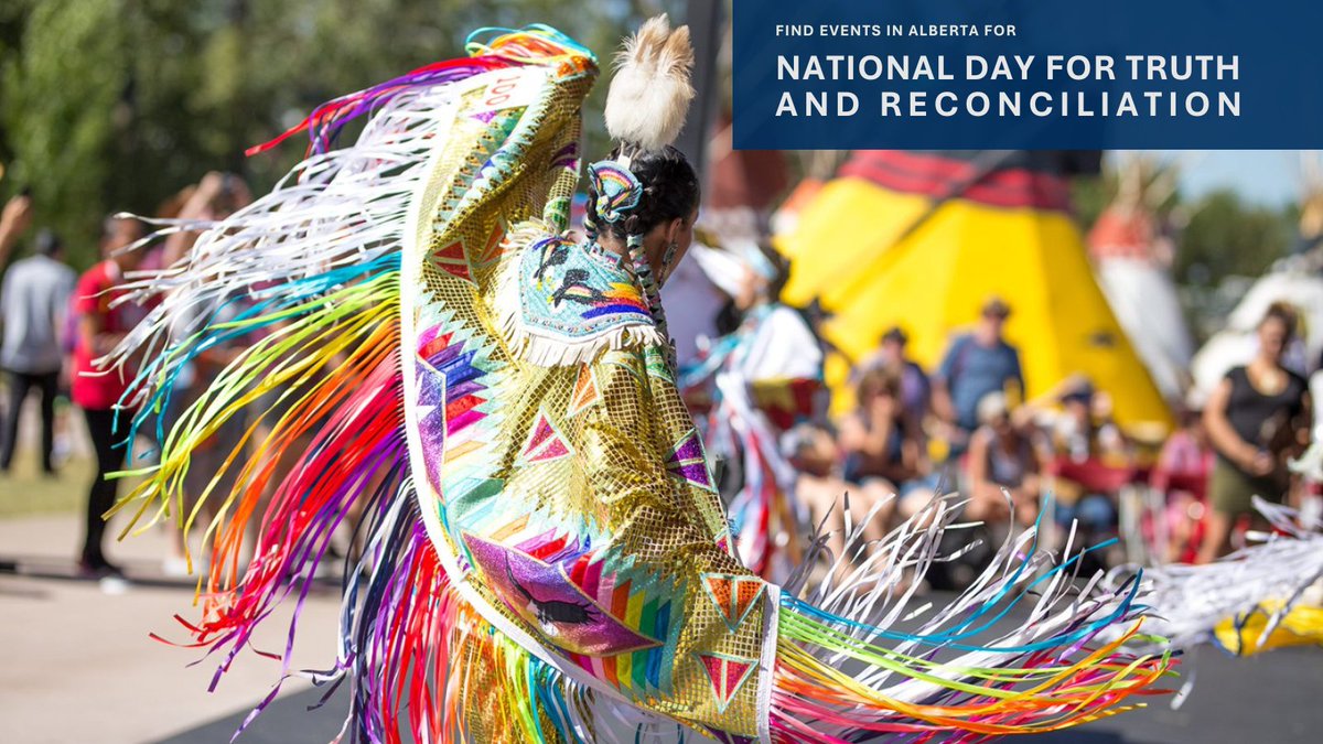 September 30 is the National Day for Truth and Reconciliation. In-person and virtual events are taking place across Alberta, creating space to come together in the spirit of reconciliation. #NDTR

📆 Find events near you: bit.ly/3K1lht0